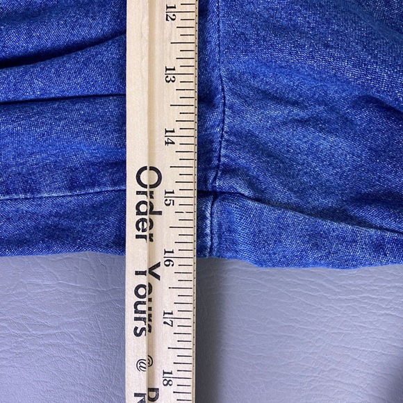 Chic Pull On Jeans Women's Plus Size 26W Elastic Waist  Blue Denim New w/ Flaw - Picture 7 of 13